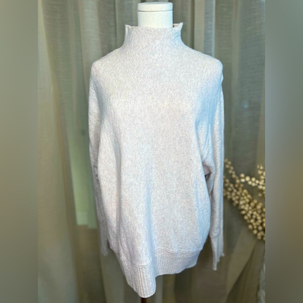 Ruby Moon dolman turtleneck sweater cream sz medium